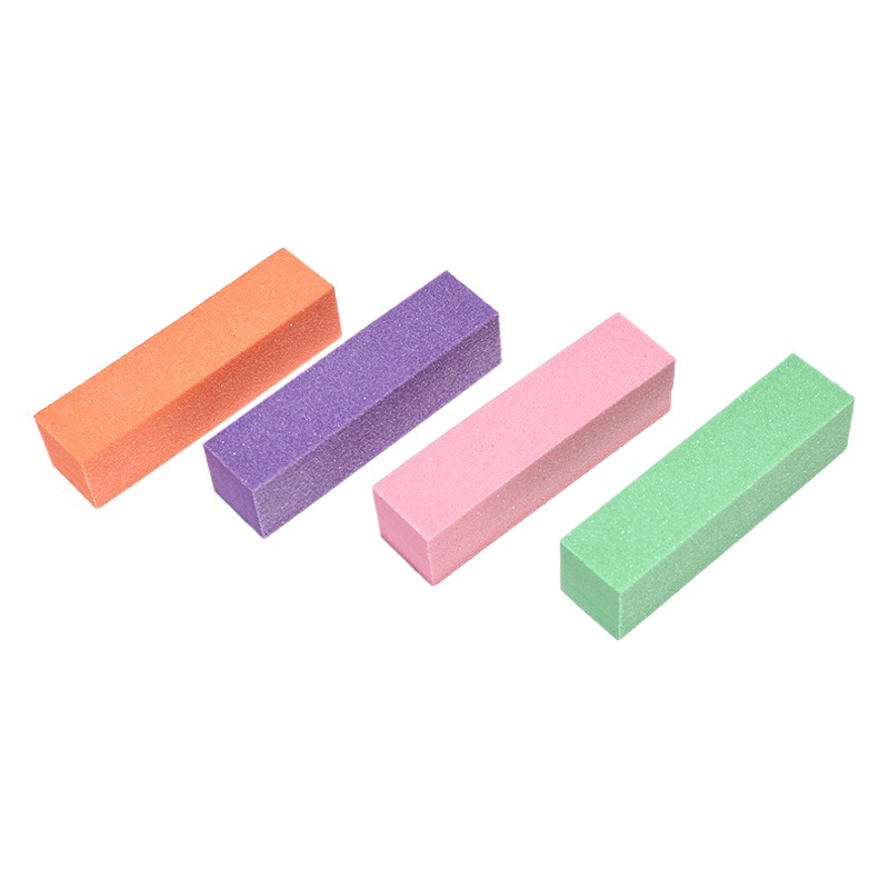 Cross-border special nail tofu block nail file high foam sponge tofu block grinding strip nail rubbing strip wholesale