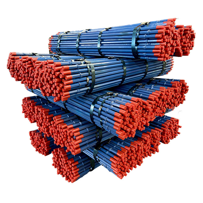 Mina varilla de perforación de alta calidad B22 varilla de perforación de roca varilla de perforación hexagonal tubo de perforación de aire hueco Túnel de perforación de roca varilla de perforación de aire