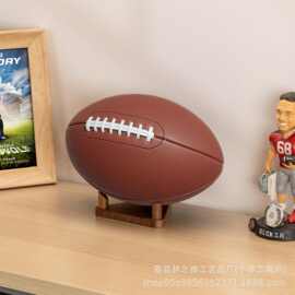 跨境新款木制篮球排球收纳架桌面球类纪念品展示架足球收纳整理架