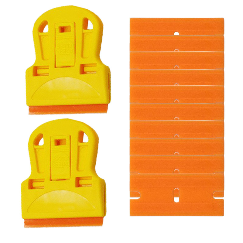 Mini espátula de limpieza de plástico para automóviles, pequeña espátula para quitar pegamento, hermosa espátula para quitar pegamento de azulejos de vidrio de costura, espátula para herramientas de espátula