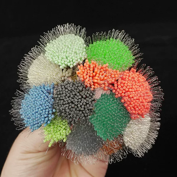 Space beans bulk wholesale silicone super tight top beans anti-entanglement beans reinforced competitive black pit fishing wholesale