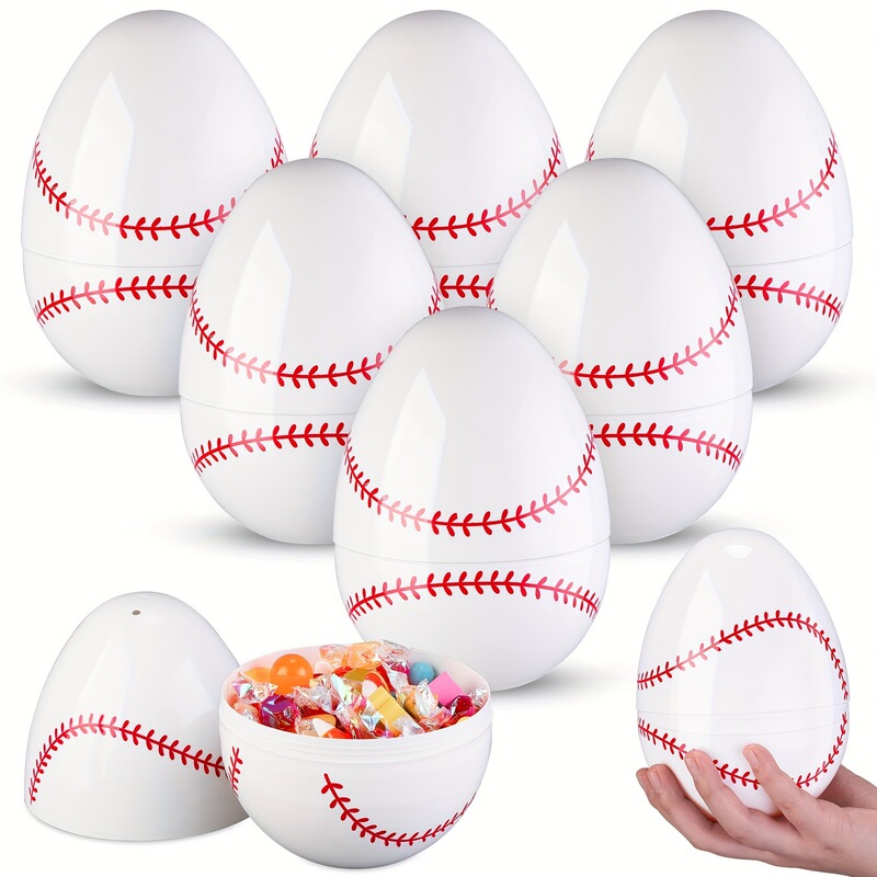 Cross-border New 15cm Open Easter Sports Egg Soccer Baseball Pattern Children's Easter Egg