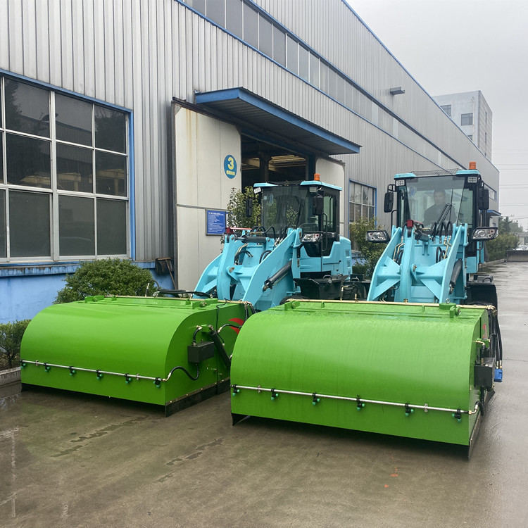 铲车叉车安装2米清扫器公路马路煤场20/30装载机安装扫地设备