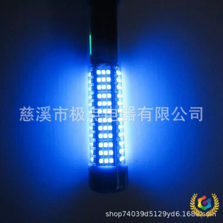 12V/24V подводный зелёный свет, белый/синий/жёлтый светодиодный свет для приманки, привлекающий рыб освещатель, комплект для рыбалки