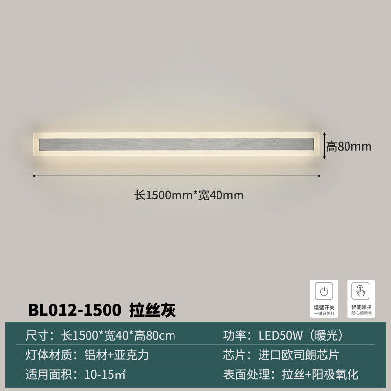1.5 meters long anodized high-grade gray wire drawing