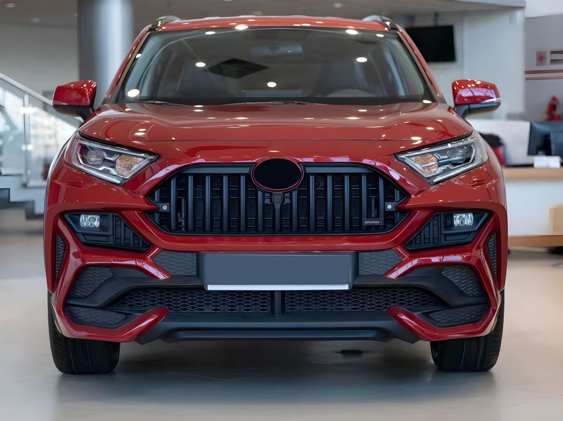 Applicable to 19-25 Models of Rav4 Car Accessories, Khann Kane Large Body Kit Modification Front and Rear Bumper Upgrade Kit