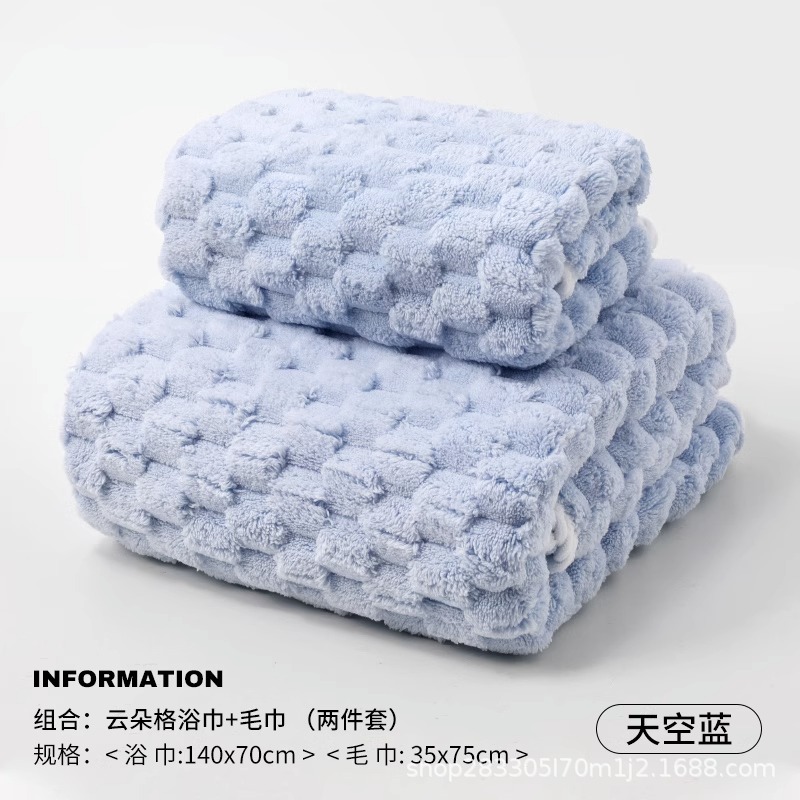 2024 nueva toalla de baño envuelta para mujeres coral veludo absorción rápida no seco toalla envuelta para adultos toallas gruesas