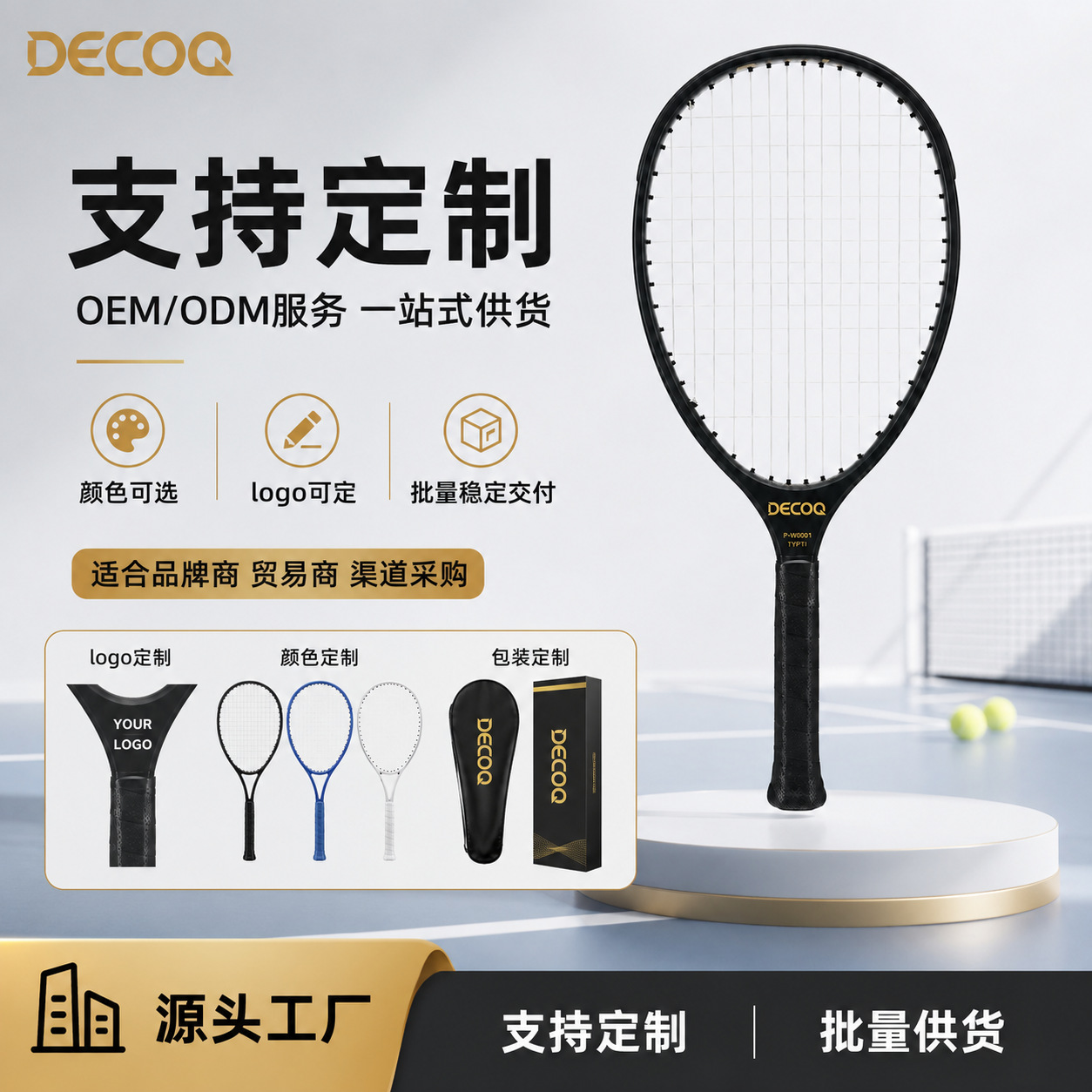 Cross-border Typti racket, made entirely of carbon fiber, features a brand-new gradient color scheme, and supports custom logo printing for tennis and other sports