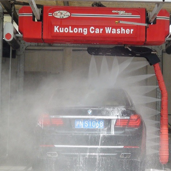 上海阔龙旋7全自动电脑洗车机设备L型免擦全电脑洗车机KOLON360