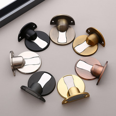 免打孔鋅合金地吸隱形靜音木門吸強磁門碰加厚防撞衛生間地吸門器