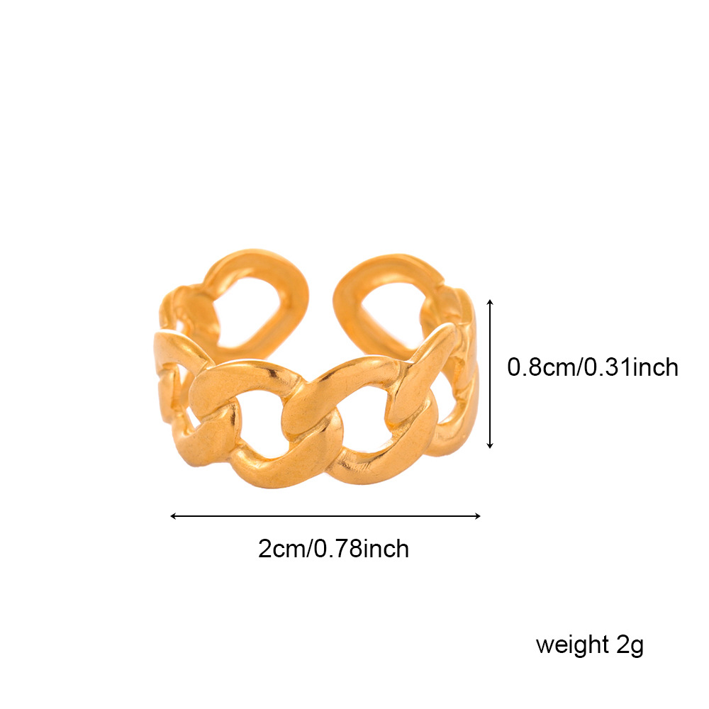 Stapelbare Ringe für Herren, mehrlagige Stapelringe aus Edelstahl für Damen, Cyberpunk-Mechanischer Stil, beliebtes grenzüberschreitendes Produkt_voghion.com