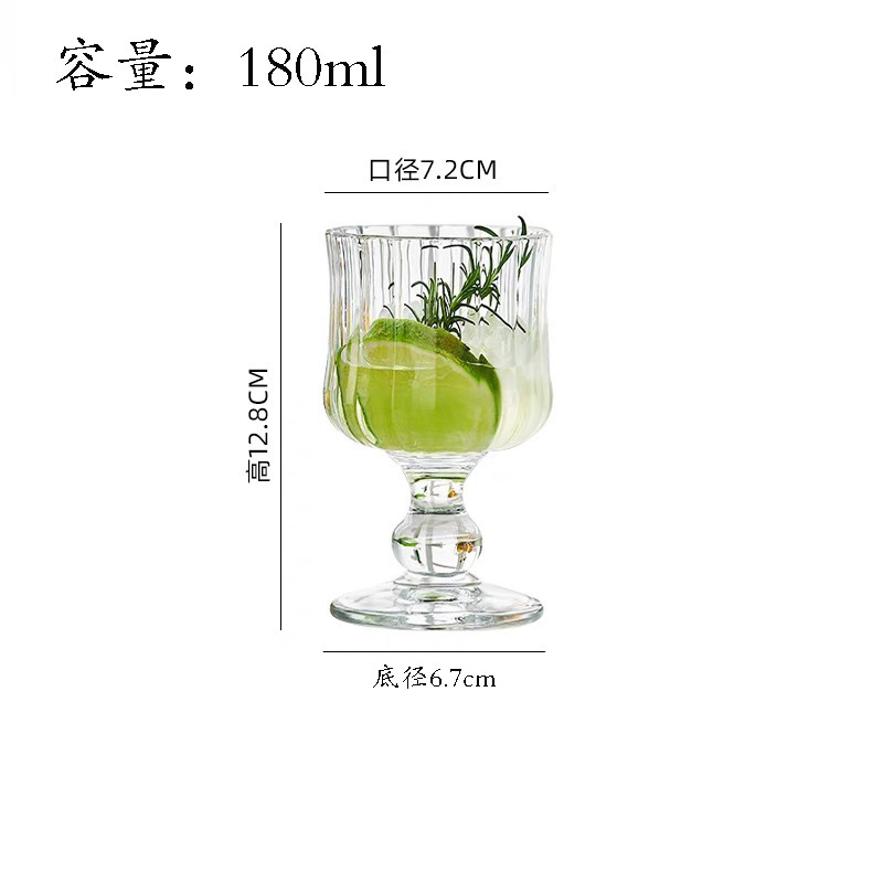 짧은 주름컵/투명/