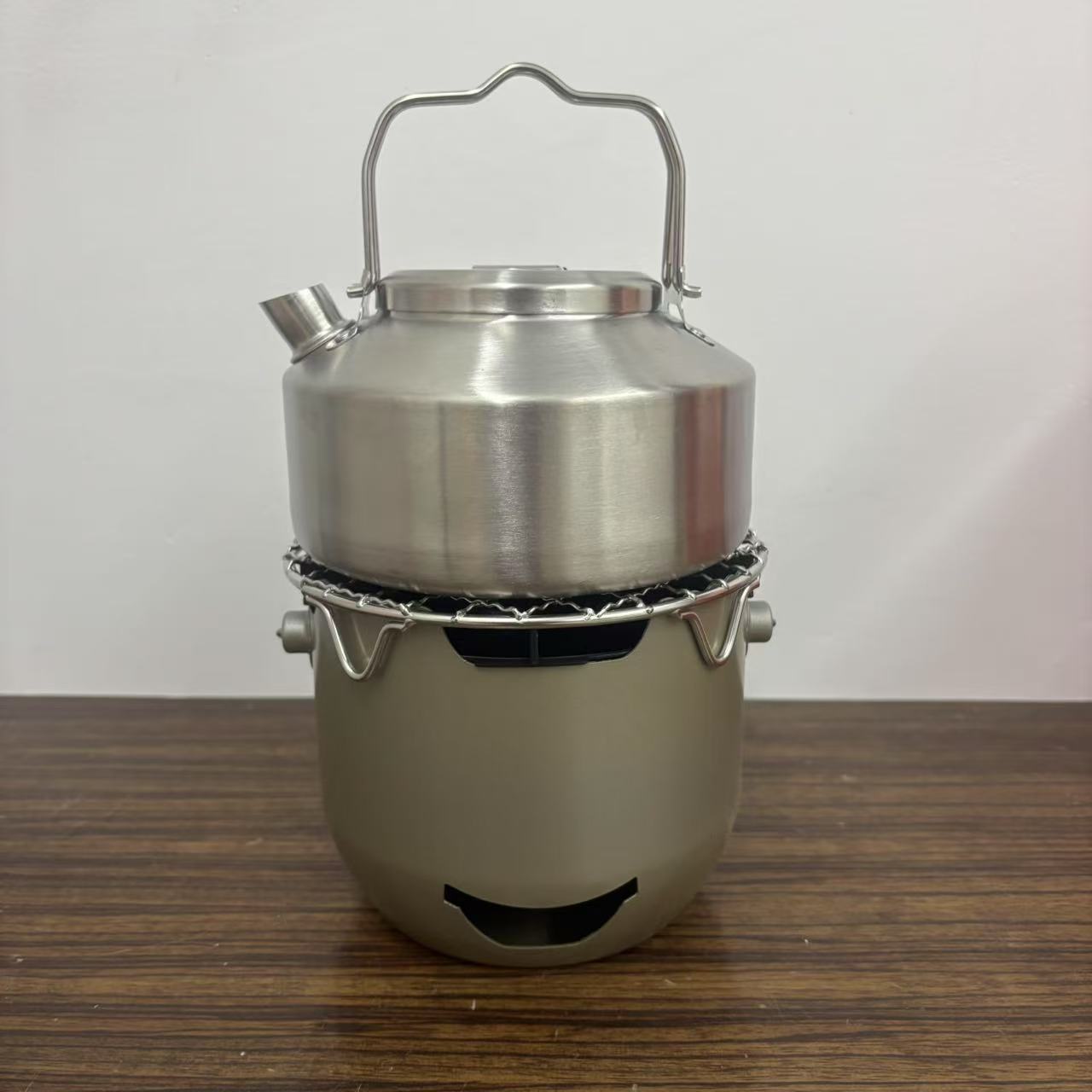 台所仕佳囲炉煮茶焼き炉ステンレスミニ小炭素炉屋外携帯家庭用焼肉炭火炉