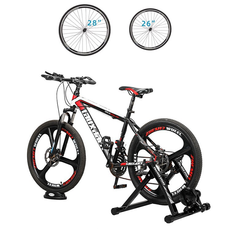 Bicicleta plataforma de entrenamiento rack carretera bicicleta montaña bicicleta estacionamiento rack resistencia magnética inalámbrica montar a caballo plataforma de montar