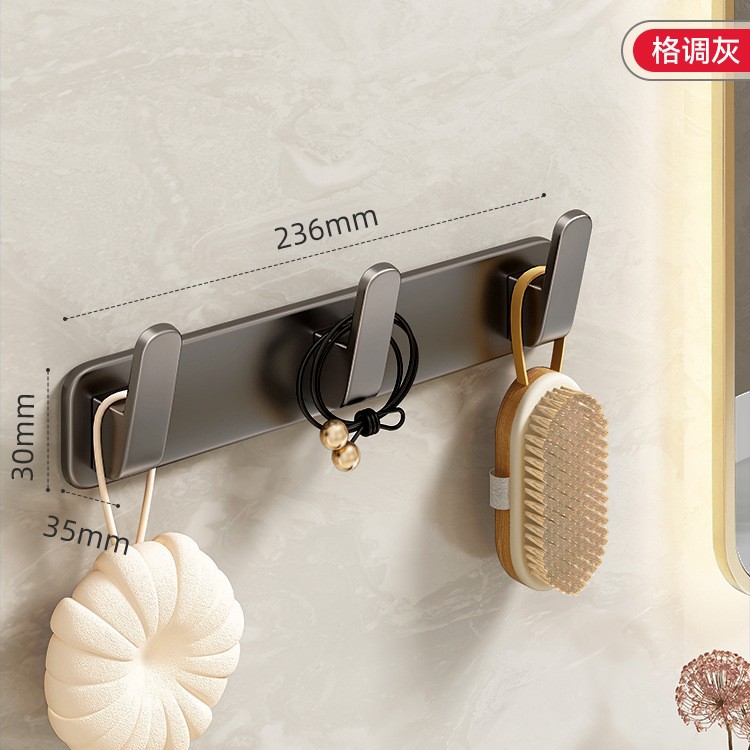 Detrás del gancho de la puerta percha de ropa dormitorio colgar en la pared de carga de perforación-libre dormitorio sombrero artefacto de almacenamiento