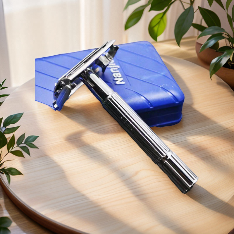 Supply Male Jie 997 Classic Old-fashioned Shaver Boxed Metal Razor Holder Manual Rotary Shaver