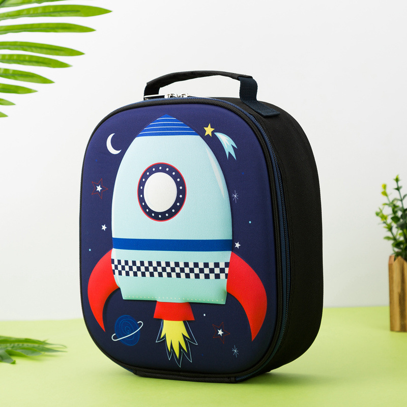 Nuevo Unicornio Bolsa de almuerzo para niños portátil de dibujos animados estudiante aislamiento lindo bolsa de aislamiento almuerzo caja chica amigable con el medio ambiente
