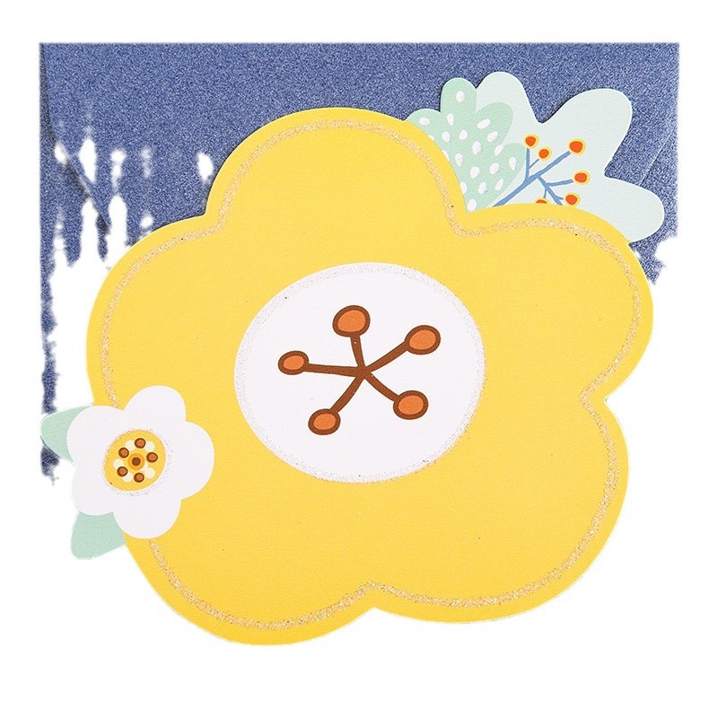 Creativo inswind simple tarjeta de Navidad bendición agradecimiento mensaje deseo tarjeta pequeña escrita a mano con sobre