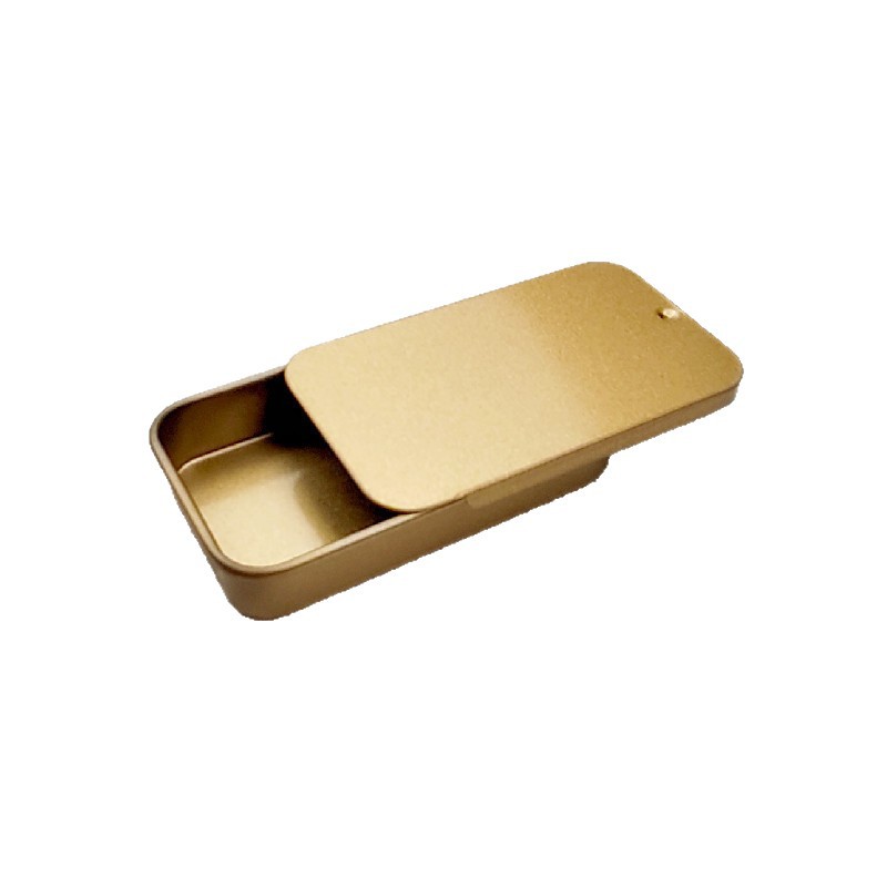 Mini Metal Slide Tin Box For Soap Lip Balm Food Grade Packag