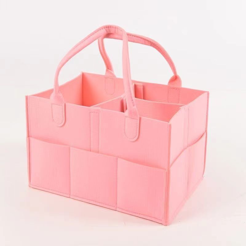 婴儿用品收纳盒多格大容量置物篮宝宝尿不湿尿片收纳神器母婴专用