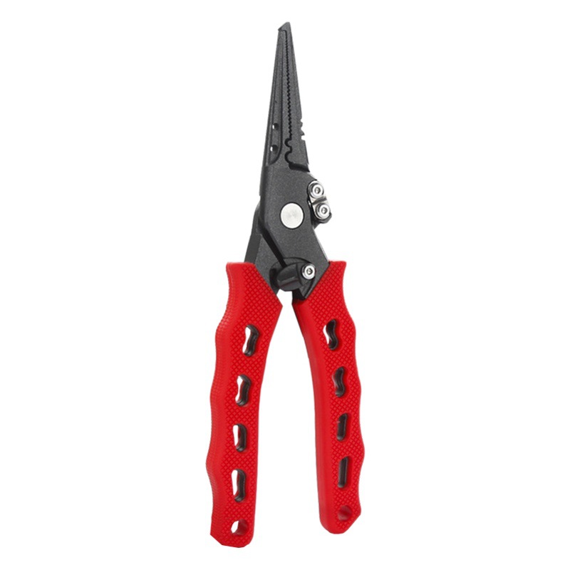 Manufacturer in stock stainless steel anti-slip anti-rust long mouth Luya pliers lengthened fishing pliers fishing tools fish control combination