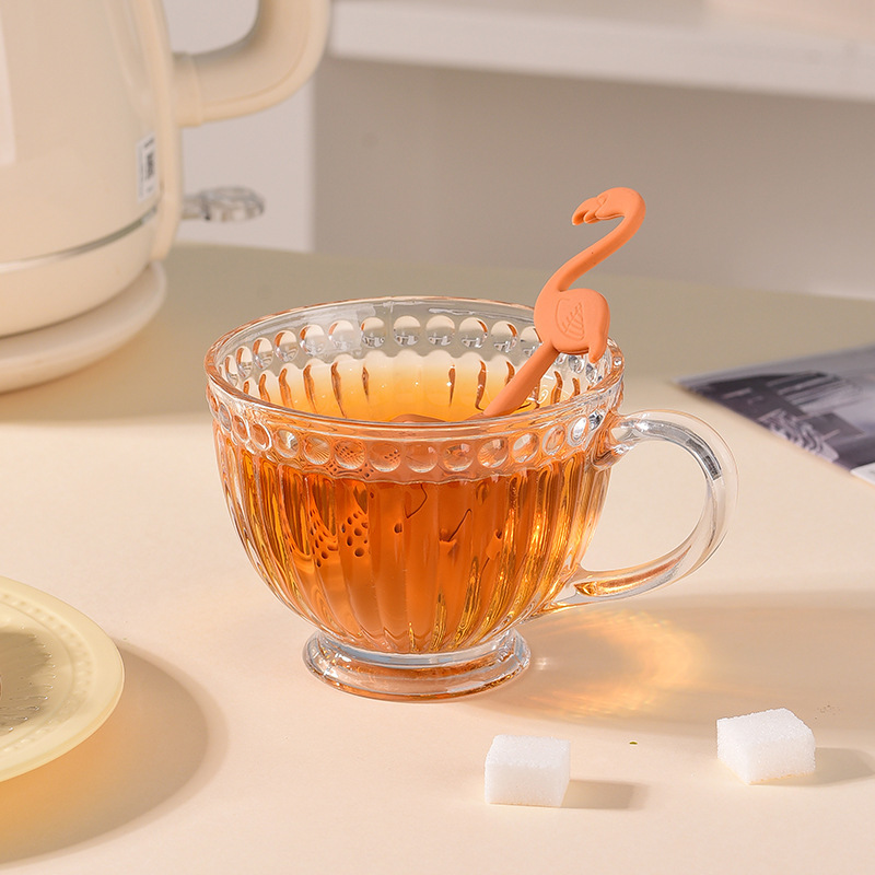 仙鹤造型硅胶泡茶器茶漏茶叶渣咖啡多功能过滤器味宝调料器跨境|undefined