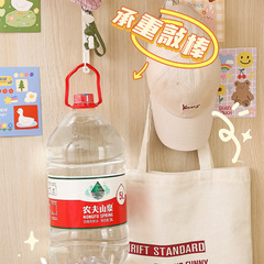 門後長排掛鈎包包掛架ins宿舍收納掛衣架壁掛置物架帽子收納神器