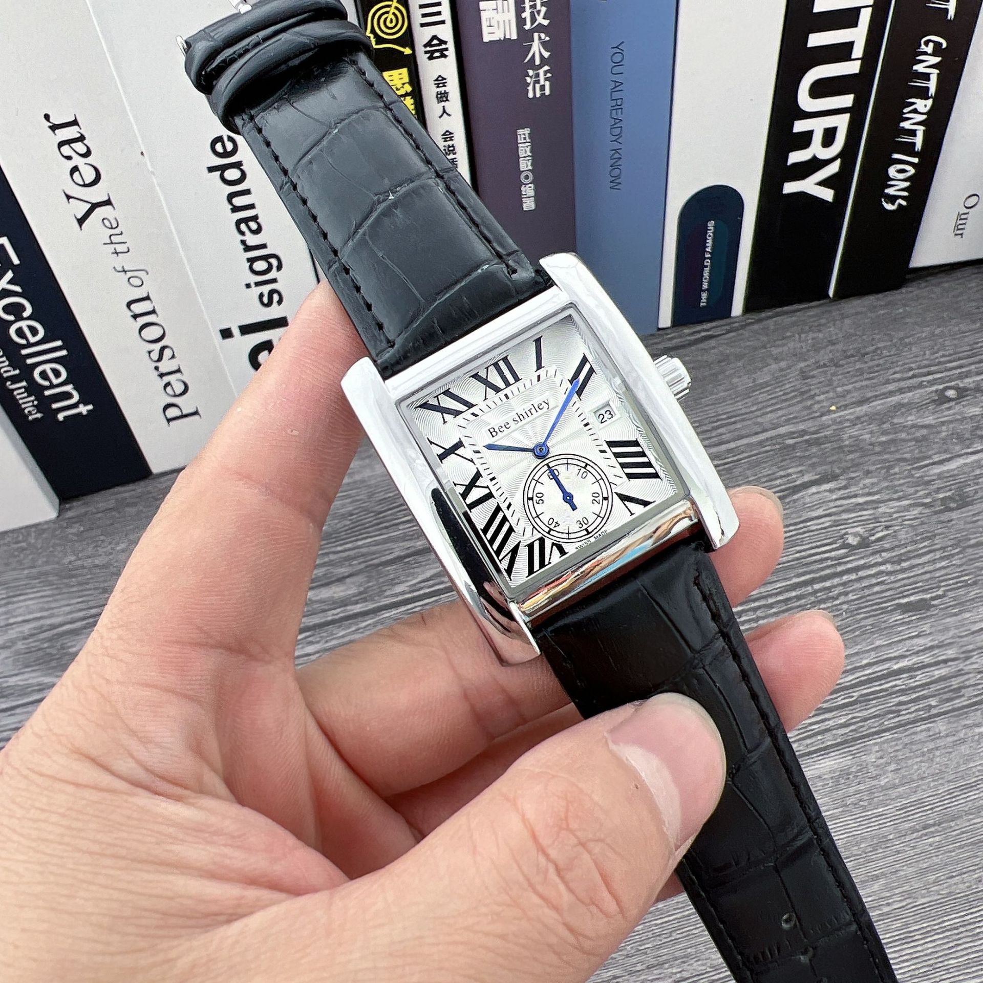 Simple Style Classic Style Color Block Buckle Quartz Men's Watches display picture 1