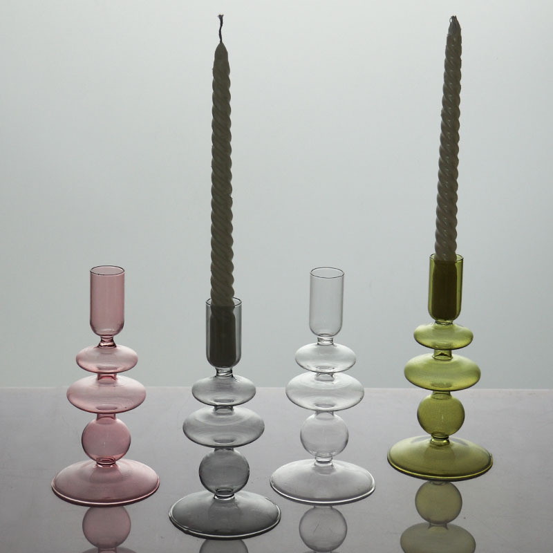 Directo de fábrica hogar Europeo retro candelabro de cristal simple casa romántica decoración adornos