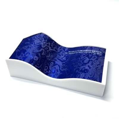 Auto Color Change Film | Black Car Color-Changing Film - pet-matte-electroplating-ghost-dark-blue-152m17mroll-supports-slitting