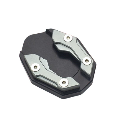 Base Side Brace, Motosiklet ləvazimatları və aksesuarları - titanium-color-slit-foot-pads
