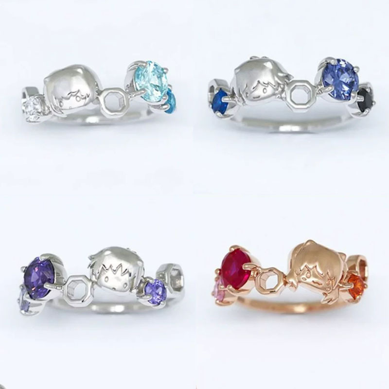 Anello Evangelion popolare del 2026, carino e squisito, merchandising anime in edizione limitata, bidimensionale_voghion.com