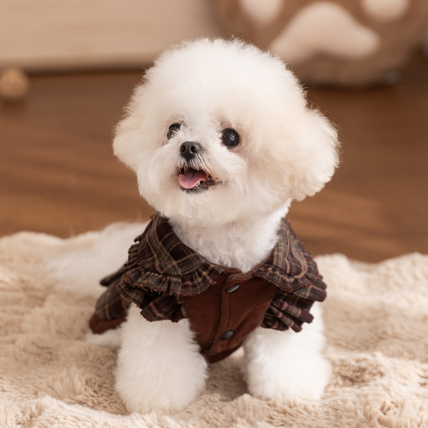 Otoño y invierno Meilade pareja de tela delgada nuevo vestido chaqueta perro gato ropa de mascota al por mayor