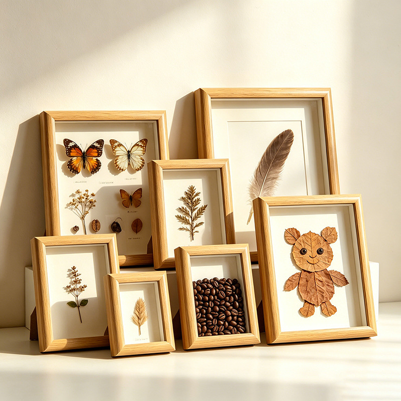Hollow Wooden Photo Frame Stand Modern Minimalist Style 6inch 8inch 10inch A4 Manufacturer Wholesale Handmade Calligraphy Desktop Ornaments Hollow Wooden Photo Frame Stand Modern Minimalist Style 6inch 8inch 10inch A4 Manufacturer Wholesale Handmade Calligraphy Desktop Ornaments