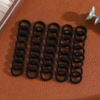 Diameter 2cm, regular, black, bulk