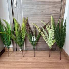 蕨类植物仿真波斯叶大排草婚礼婚庆地排花仿真绿植植物墙厂家批发
