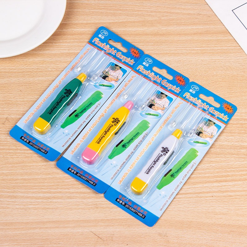 Glowing children's ear picking for ears