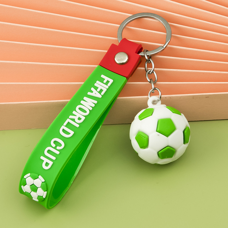 ミニサッカーのキーホルダーのペンダントをシミュレーションします。|undefined