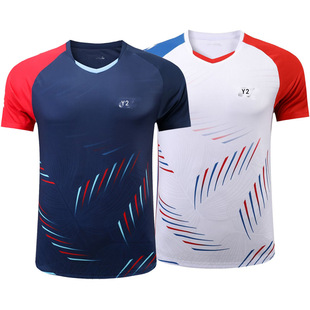 New badminton clothes women's breathable sports competition clothes volleyball clothes School team group purchase men's table tennis tennis clothes 6268