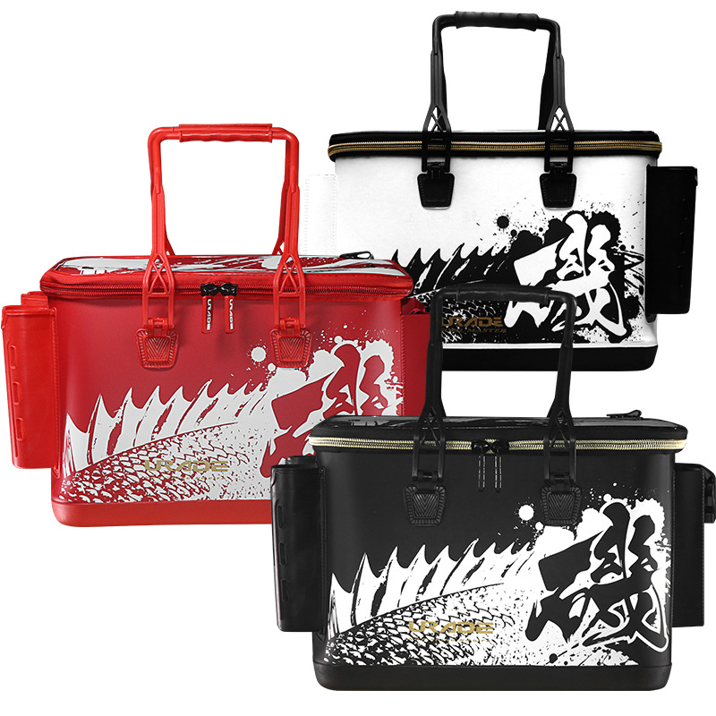 Eva caja de pesca caja de peces vivos multifuncional Pesca de Mar roca cebo de pesca bolsa caja de almacenamiento 40cm Cubo de pescado 1 pieza entrega transfronteriza