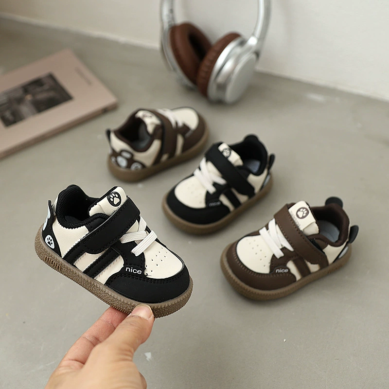 Дропшиппинг, осенняя новая обувь для маленьких мальчиков на мягкой подошве, детская противоскользящая обувь, устойчивая обувь для маленьких девочек и малышей