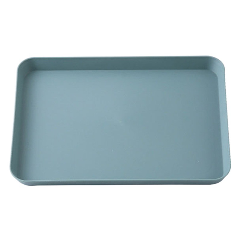 Placa de desayuno ins Estilo nórdico placa rectangular hogar al por mayor simple plato de té de plástico postre bandeja pequeña