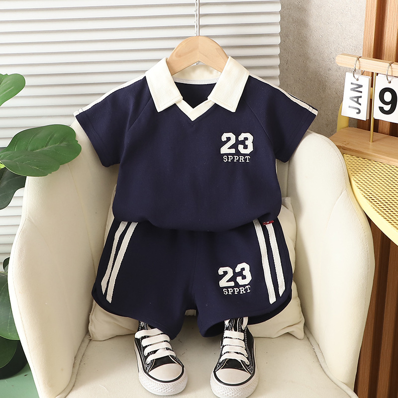 子供半袖セット夏男の子服女の子tシャツ赤ちゃん夏服服2025新しい子供服ファッション|undefined
