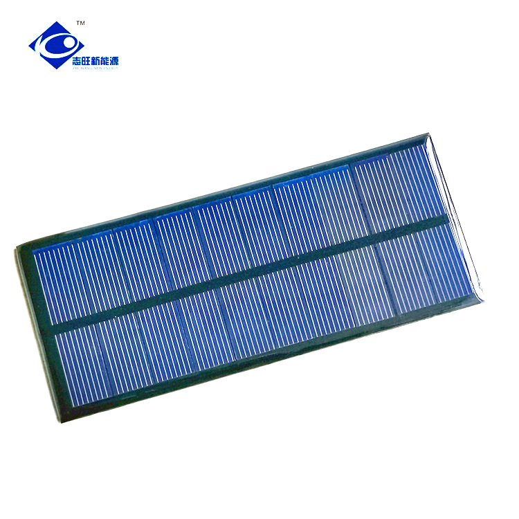 余姚志旺 5V太阳能组件1W多晶太阳能滴胶板140*60迷你光伏板0.23A