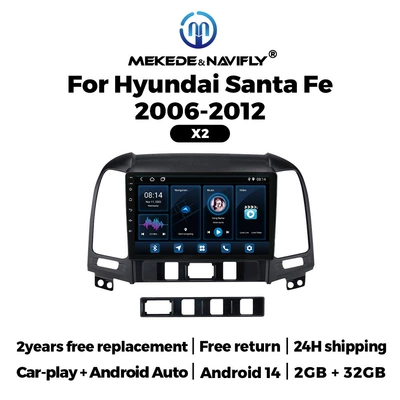 DVD Navigation – Santa Fe 2006-2012 Android