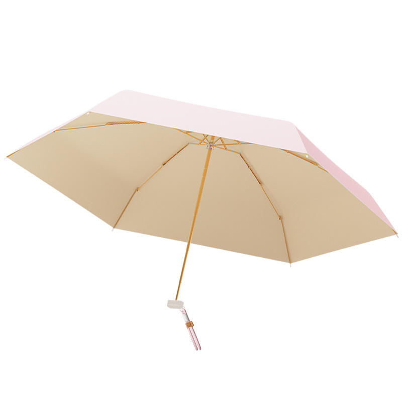 Pare-soleil et imperméable ultra-compact à double usage (40 % de réduction), revêtement coloré de haute qualité, format de poche, mini-capsule_voghion.com