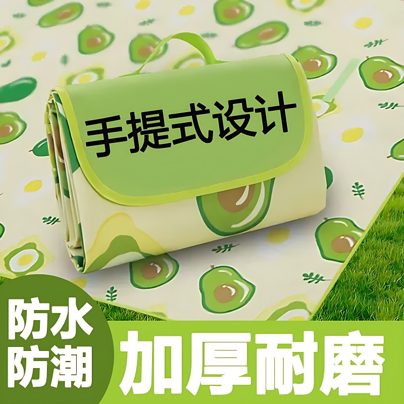 피크닉 야외 장비 피크닉 매트 방습 매트 피크닉 천 캠핑 방수 휴대용 봄 나들이 두꺼운 나들이 접이식