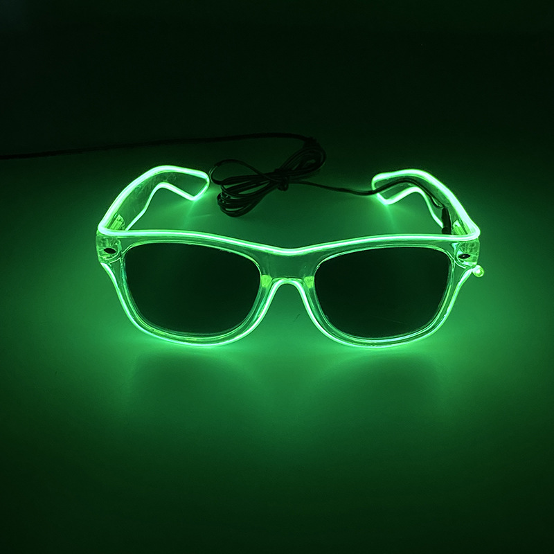 Amazon LED luminoso gafas bola personalizada el flash decoración bar disco partido regalo props fabricante