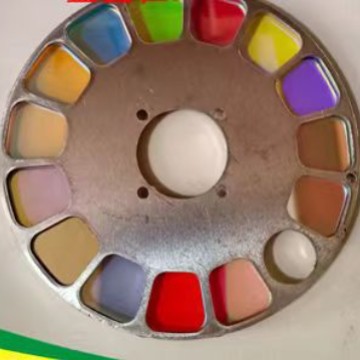 Lichtblatt-Lampe-Muster Werbeprojektionsbeleuchtung-Lampe - Bühnenlicht-Lampe Muster Glas-Farbeblatt