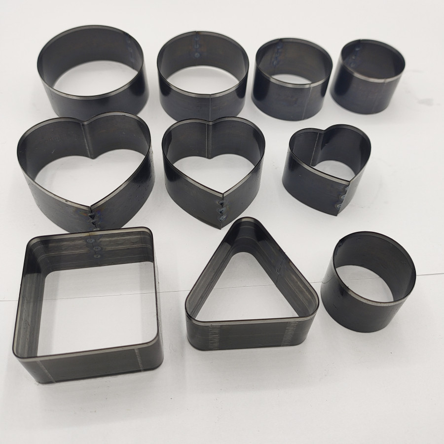 手工皮具刀模 皮革刀模激光刀模多边形圆形三角形挂件刀模B20